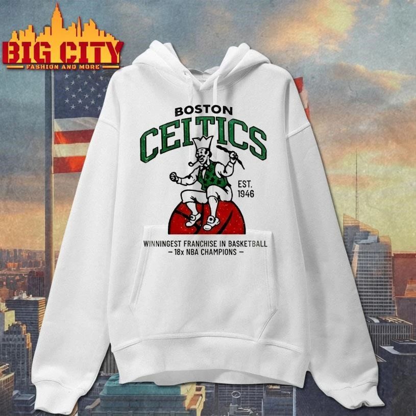 Boston Celtics 2026 NBA PlayoffsClinched Retro Graphic Shirt