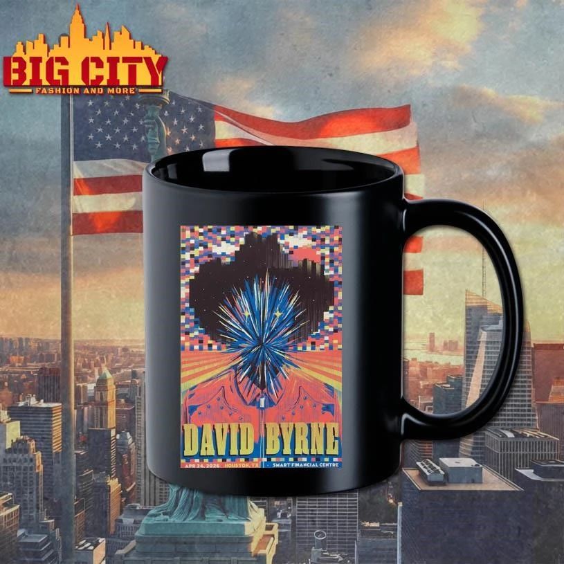 David Byrne Apr 24 2026 Houston Poster Shirt
