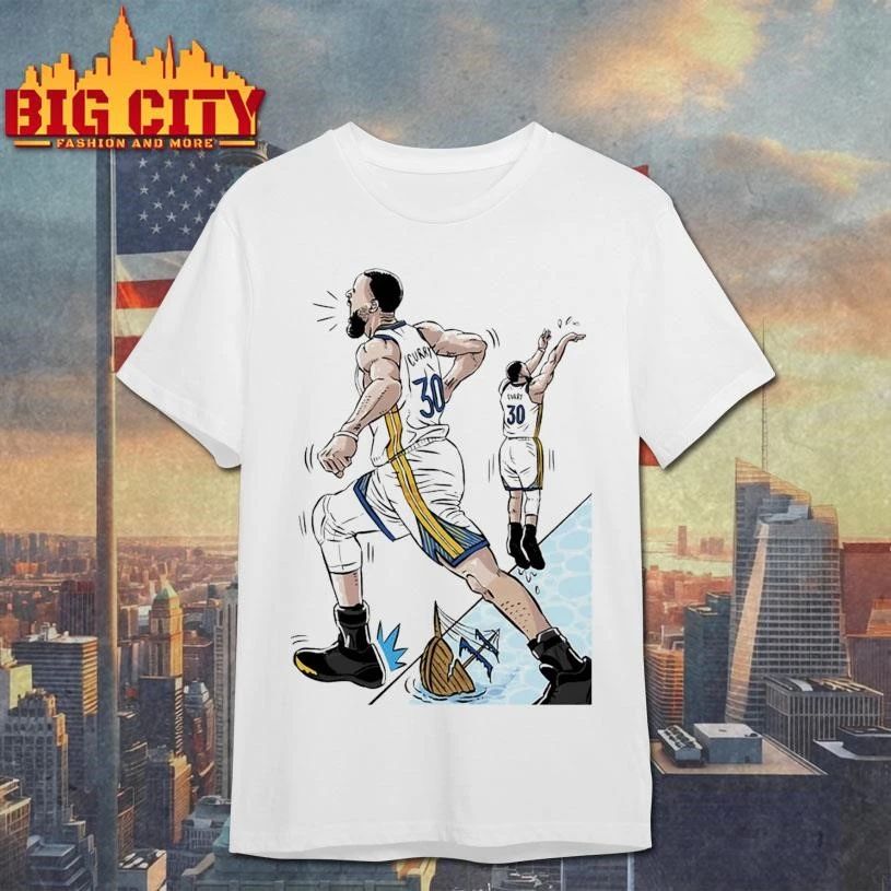 Stephen Curry sinks the Clippers NBA Playoffs 2026 Graphic Shirt