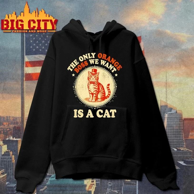 Jimmy Kimmel The Only Orange Boss We Want Is A Cat Graphic Shirt