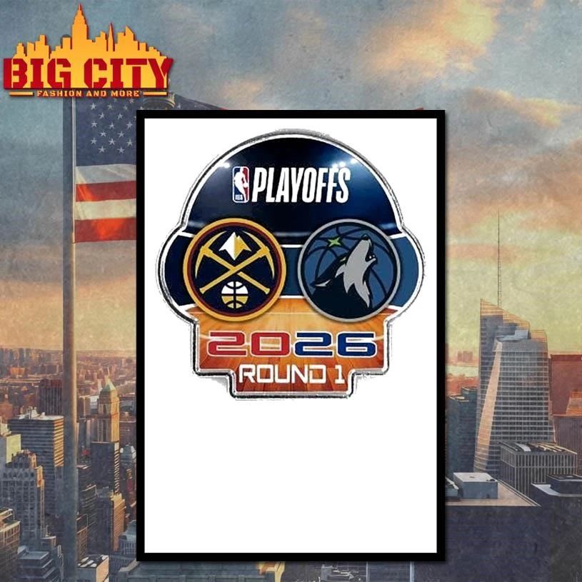 Denver Nuggets vs Minnesota Timberwolves 2026 NBA Playoffs Round 1 Matchup Shirt