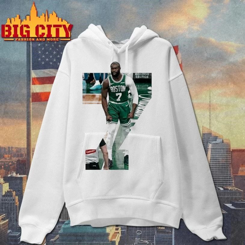 Jaylen Brown Boston Celtics 100 straight playoff games with double-digit 7 Shirt