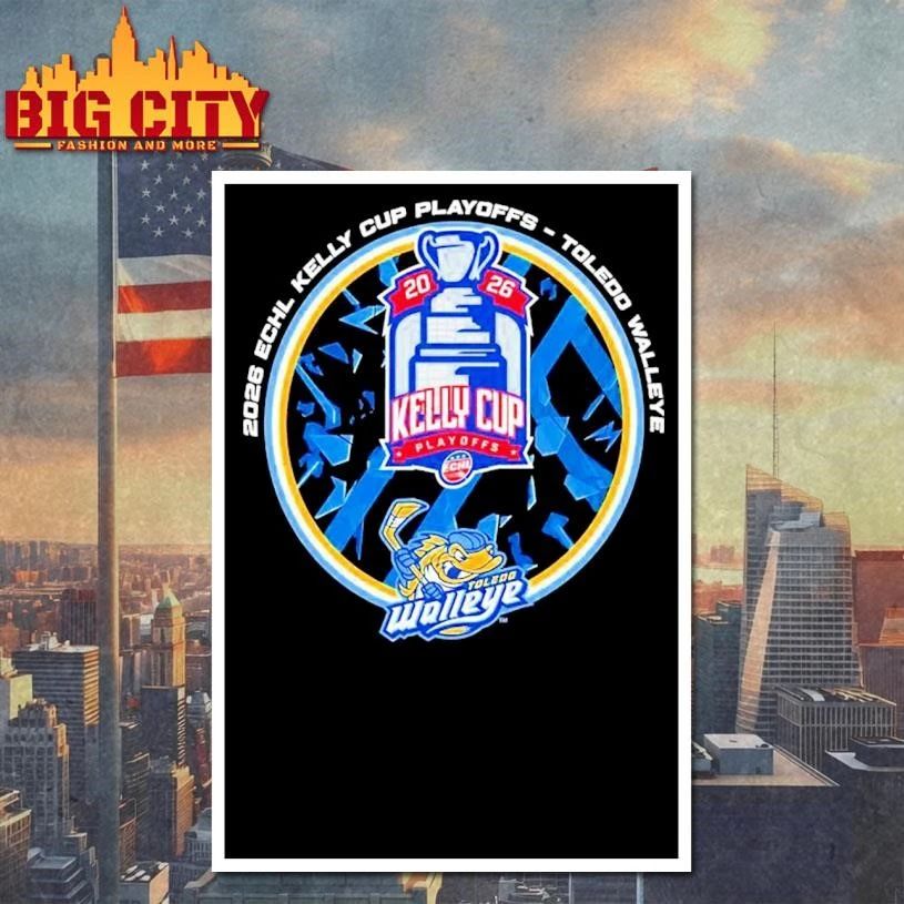 Toledo Walleye 2026 Kelly Cup Playoffs Lock Up Shirt