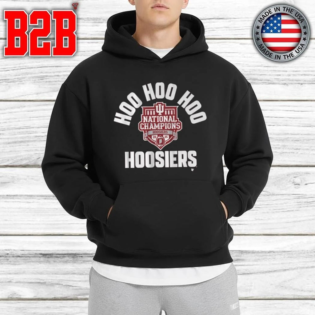Indiana Football Hoo Hoo Hoo Hoosiers CFP National Champions Shirt