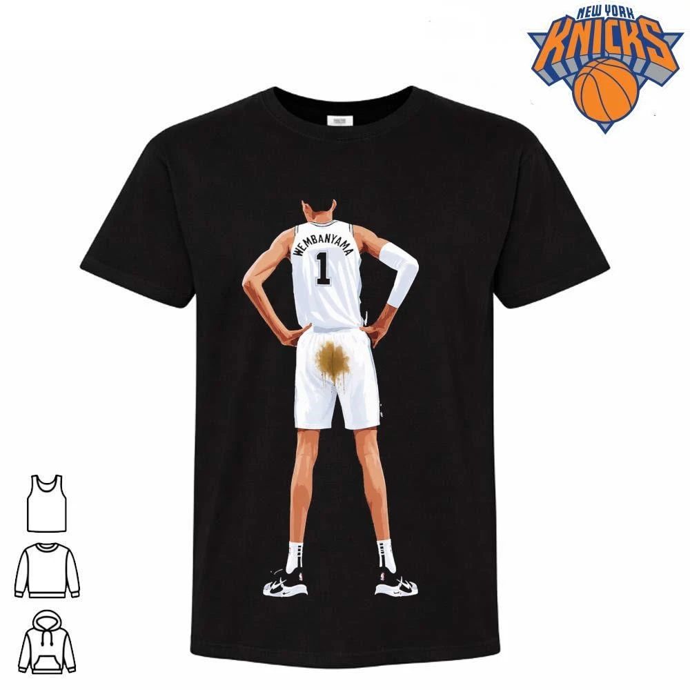 San Antonio Spurs Victor Wembanyama 1 Poop Stain Meme Graphic NBA Finals 2026 Shirt