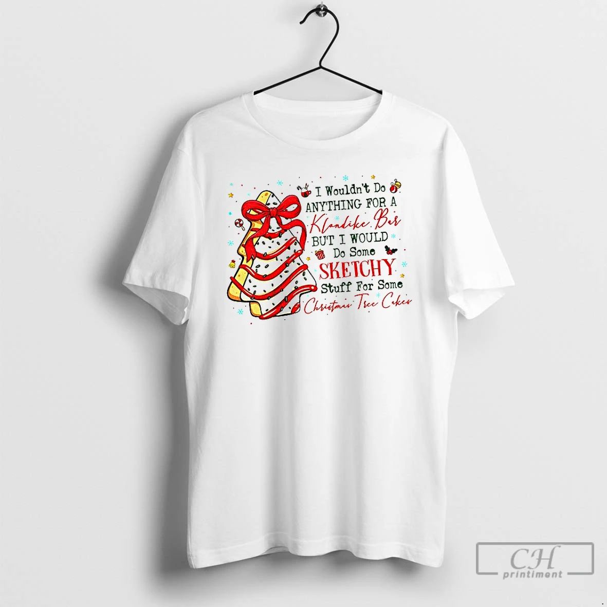 Premium Christmas Tree Cake Coquette I Wouldnt Do Anything For A Klondike Bar But