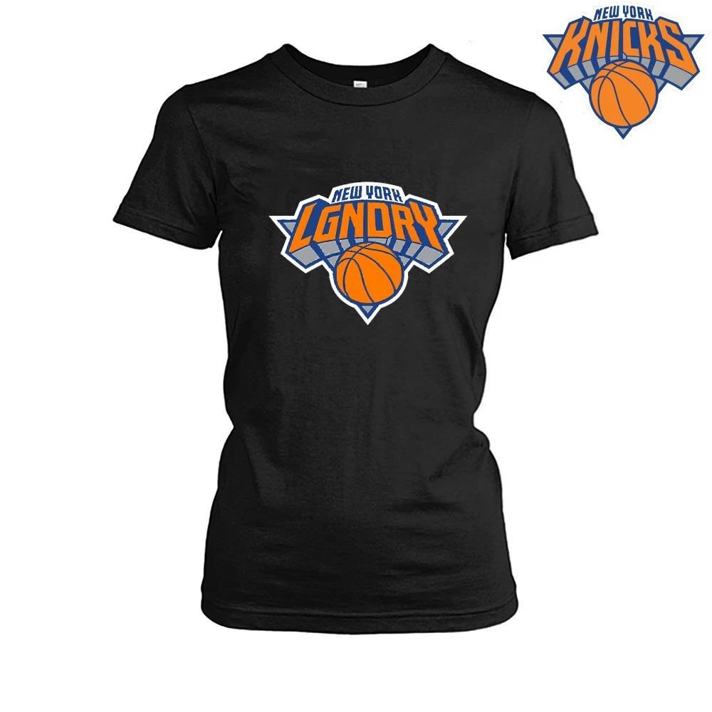 New York Legendary Basketball Logo White Shirt