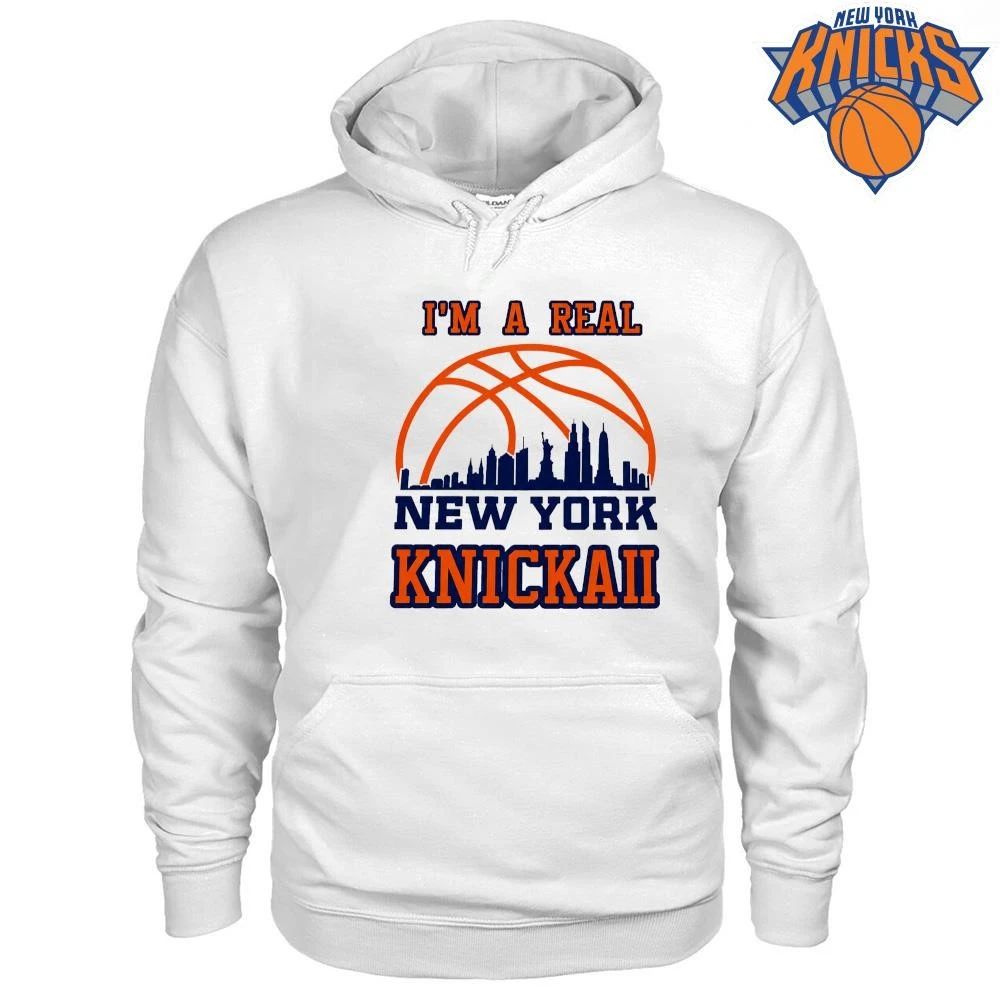 Im A Real New York Knick Basketball Skyline 2026 NBA Finals Shirt