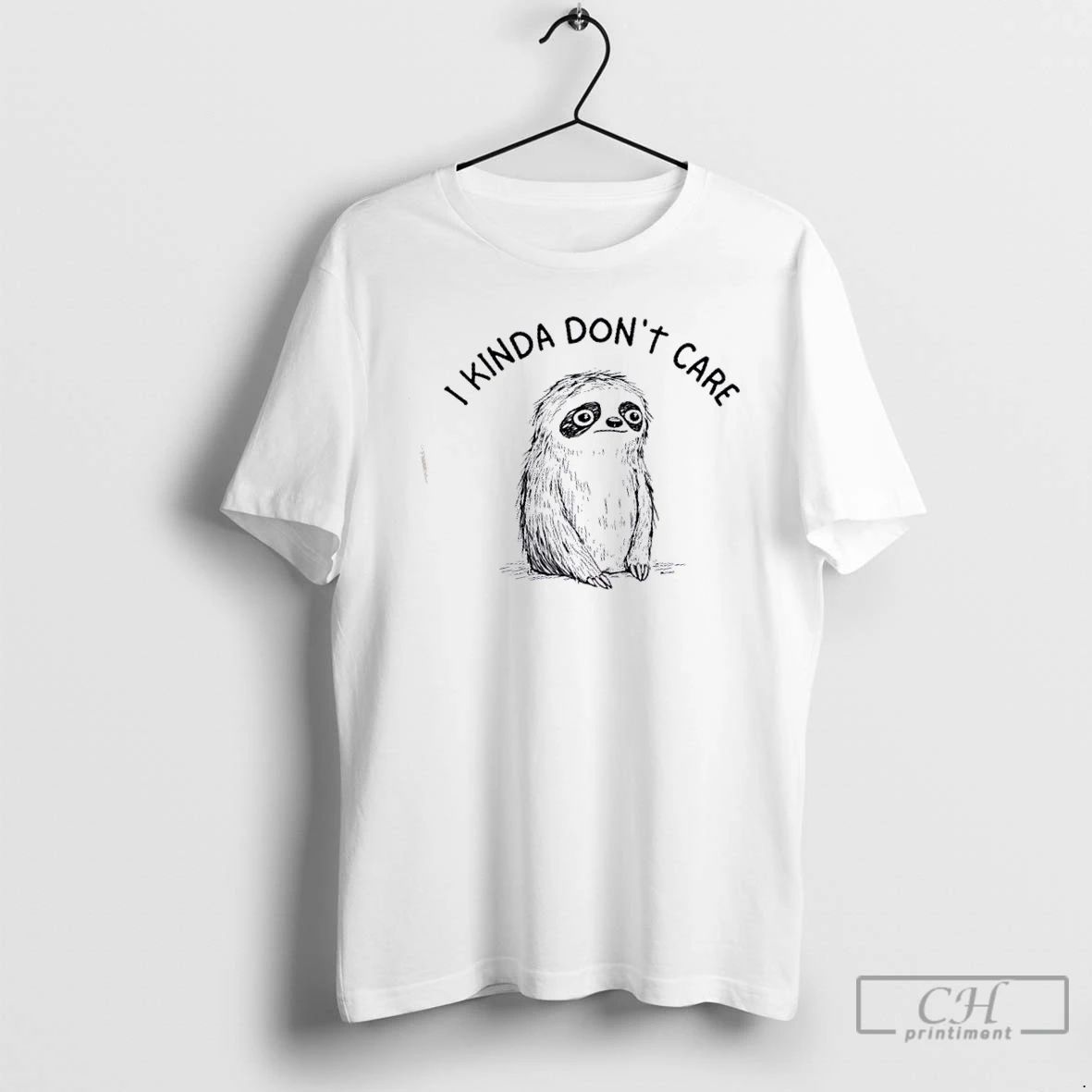Premium Sloth I Kinda Dont Care T Shirts