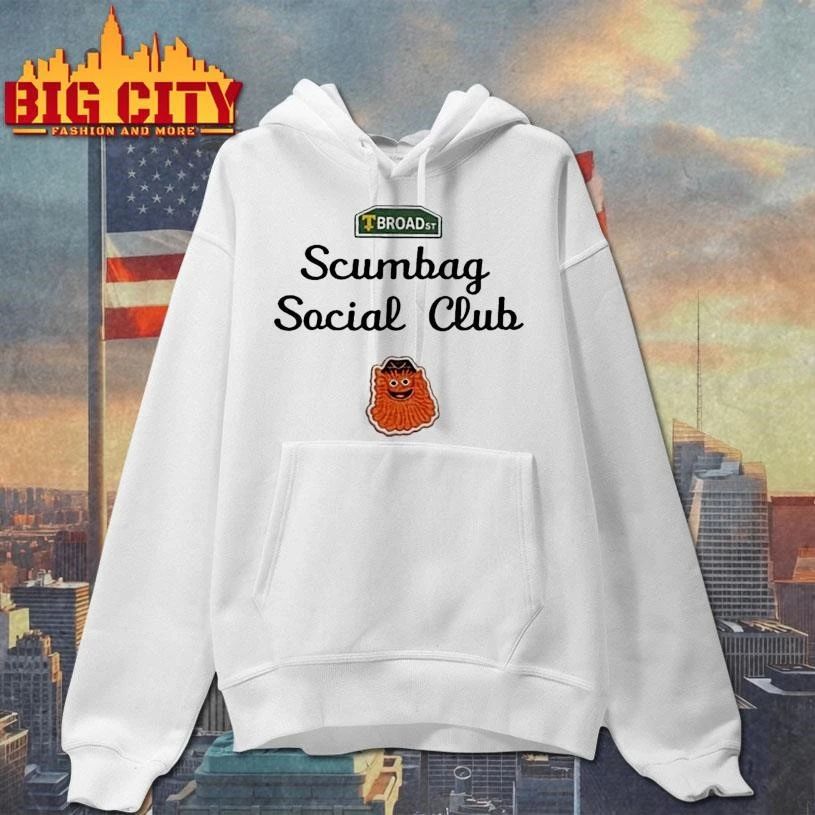 Broad Street Scumbag Social Club Flyer Shirt