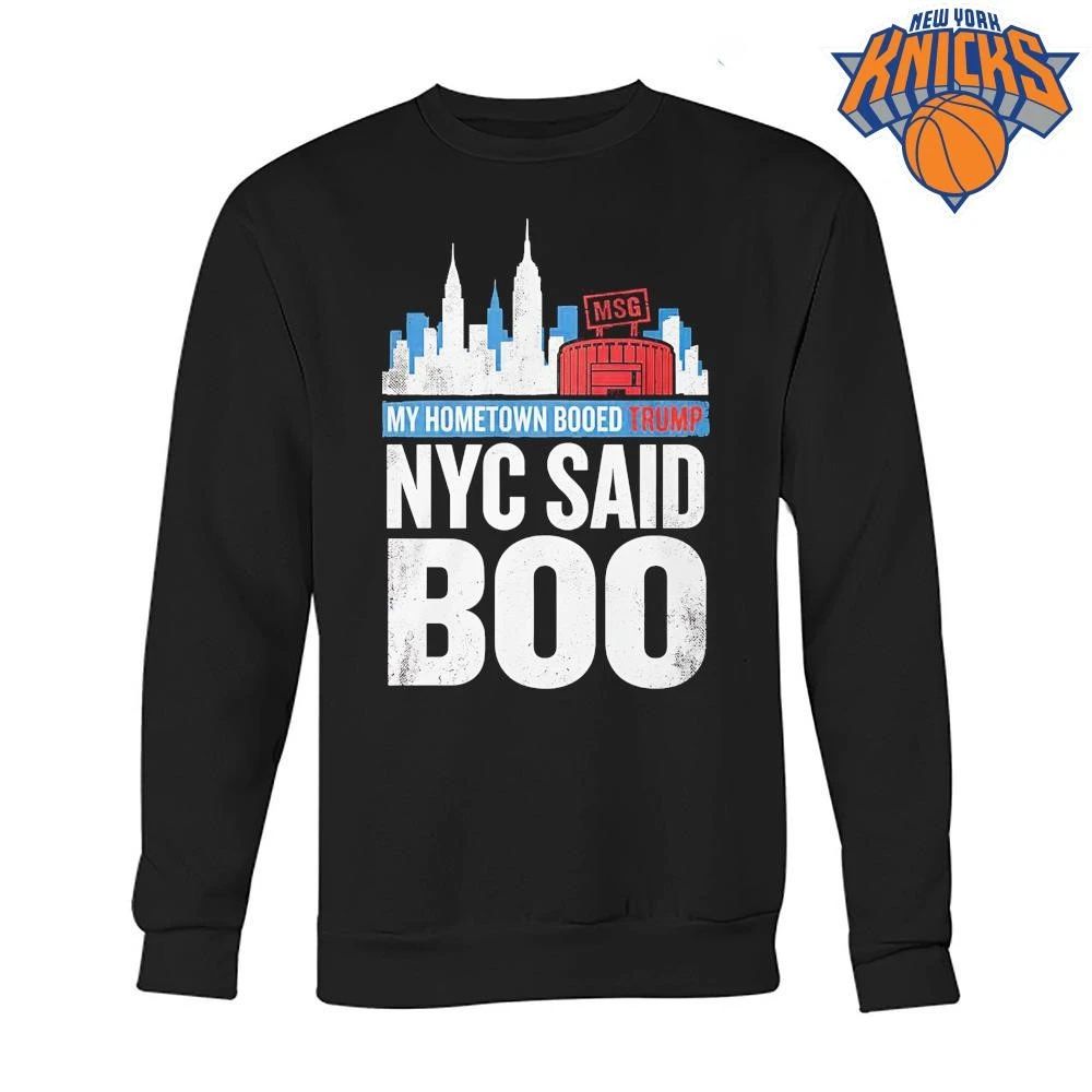 Trump Booed at MSG Shirt