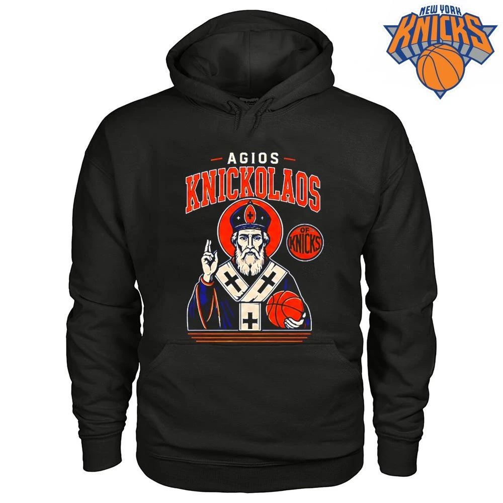 Agios Knickolaos of Knicks Basketball Icon NBA Finals 2026 Shirt