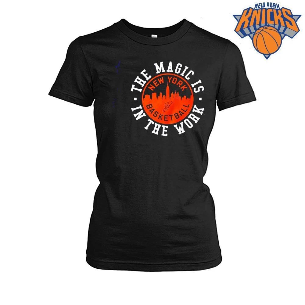 The Magic Is In The Work New York Basketball Skyline NBA Finals 2026 Shirt