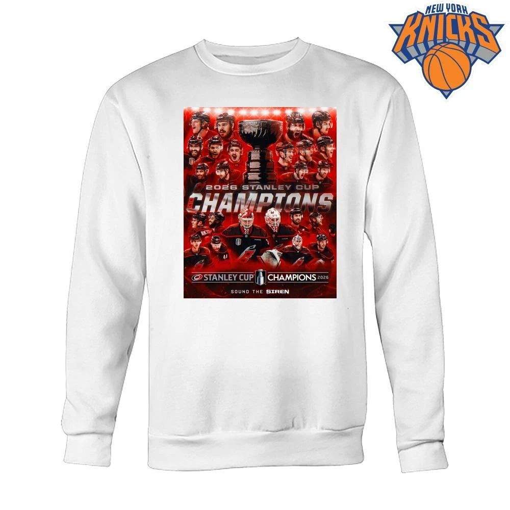 Carolina Hurricanes Champions Stanley Cup 2026 Shirt