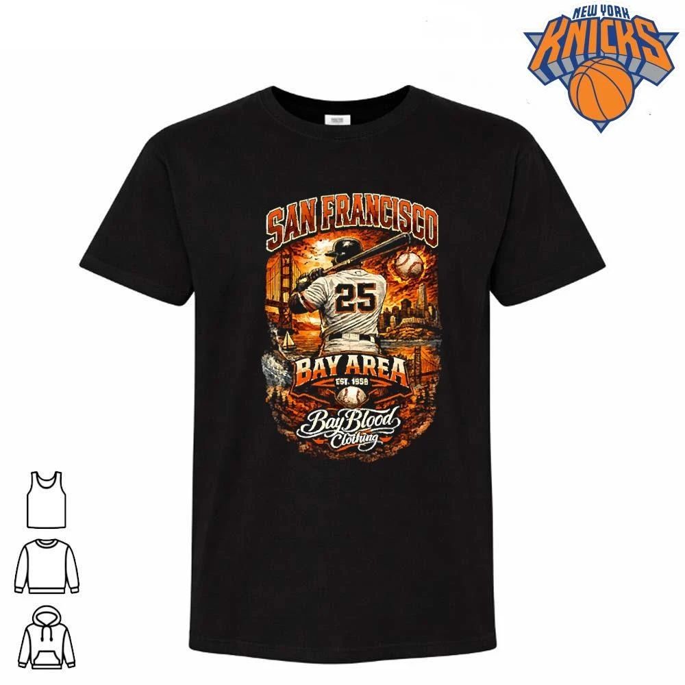 San Francisco Bay Area Baseball Giants Bay Blood Clothing Shirt