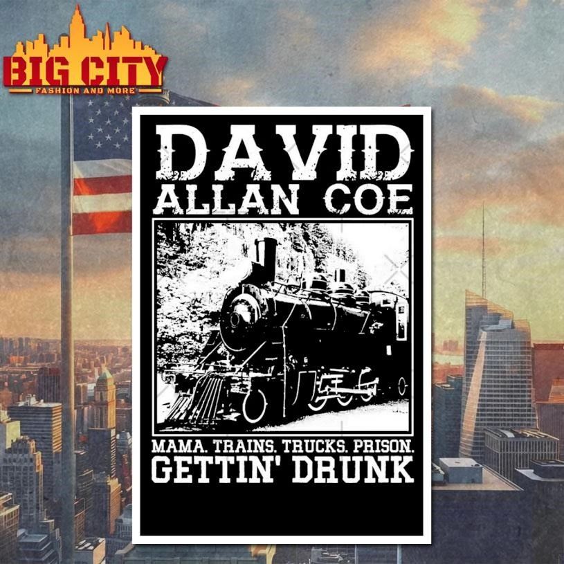 David Allan Coe getting drunk Essential Essential Shirt