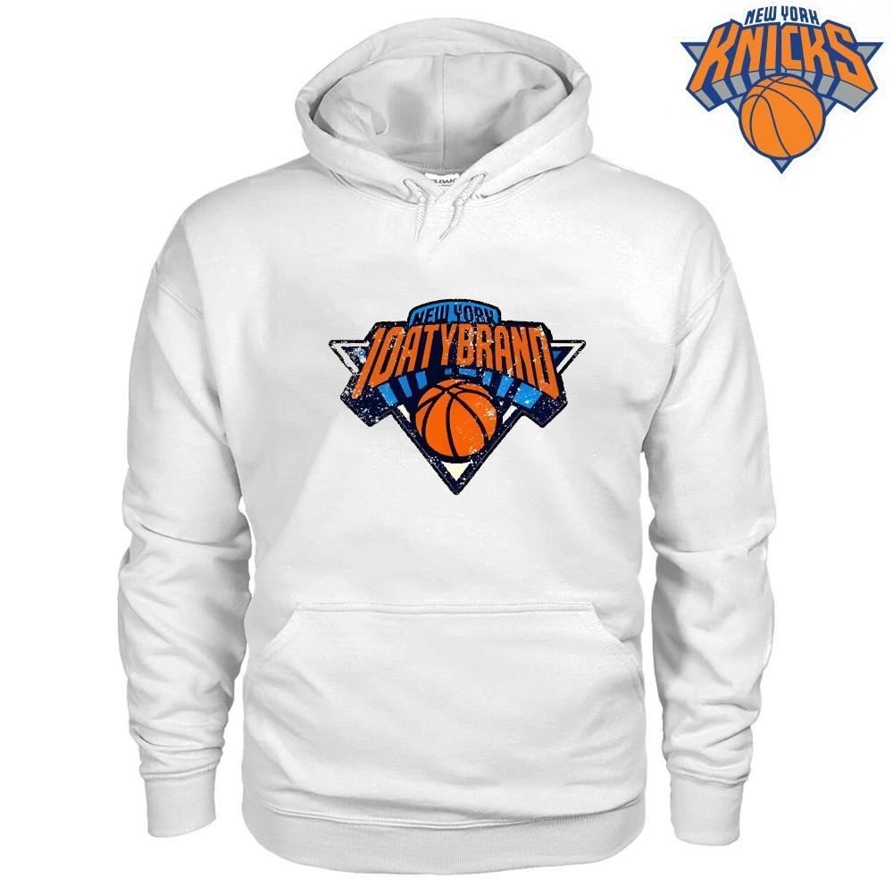 Retro New York 10atybrand Basketball Triangle Badge Distressed Graphic Shirt