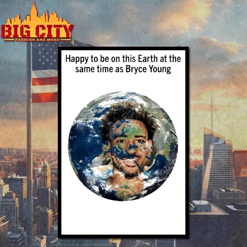 Bryce Young Happy Earth Day Graphic Shirt
