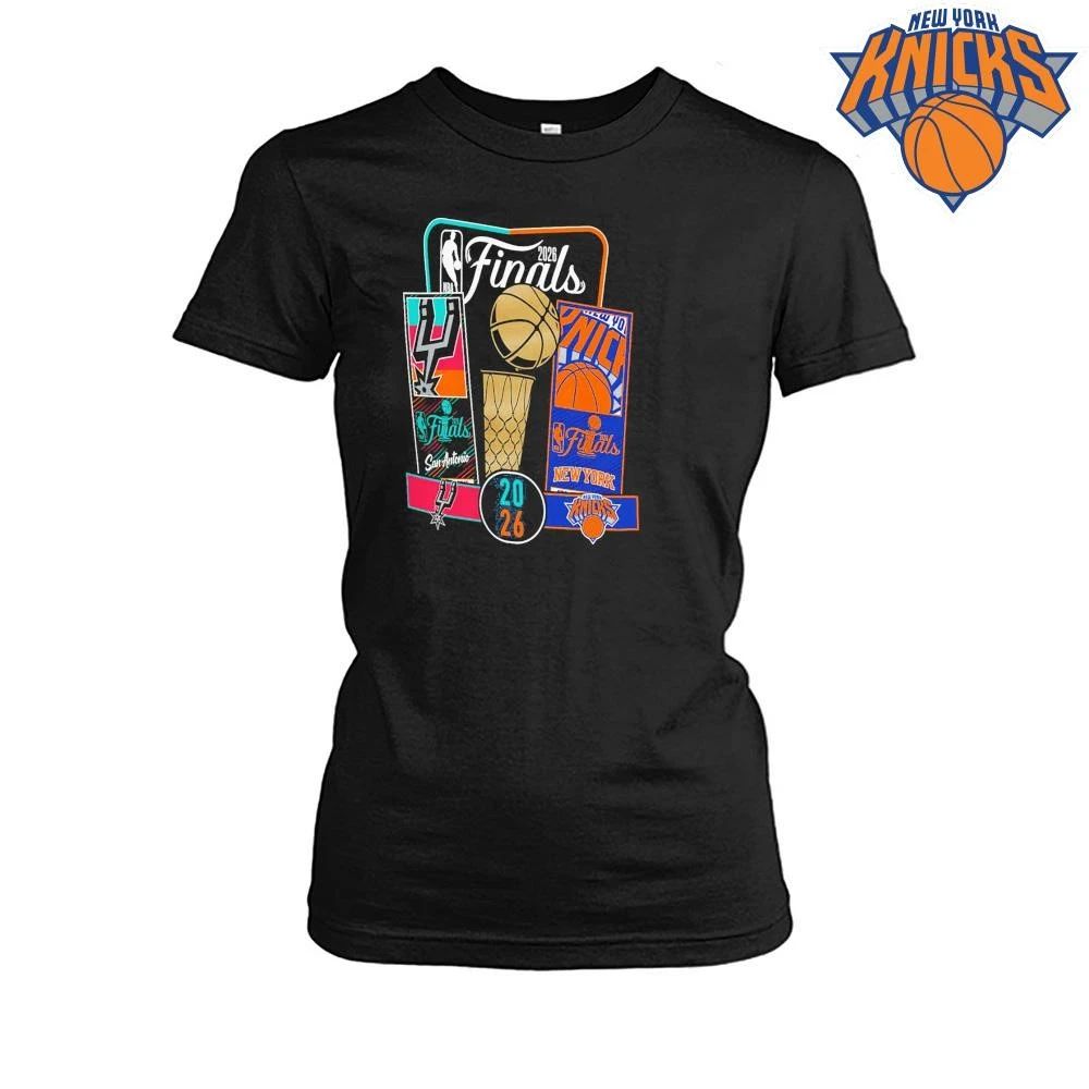 San Antonio Spurs Youth Stadium Essentials 2026 NBA Finals Ticket Matchup Shirt