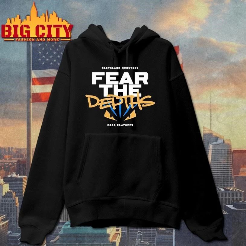 Cleveland Monsters Fear the Depths Playoffs 2026 Shirt