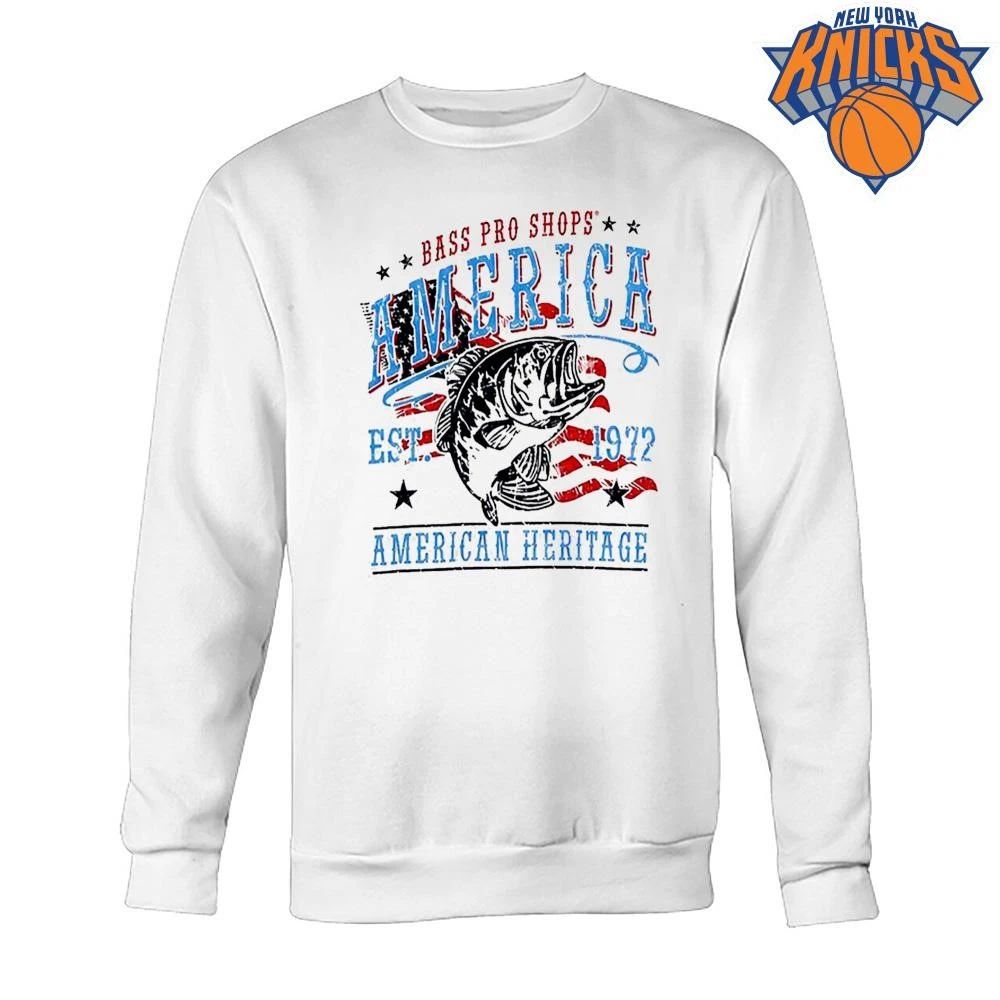 Mitchell Robinson Bass Pro Shops America Knicks Game 3 Shirt