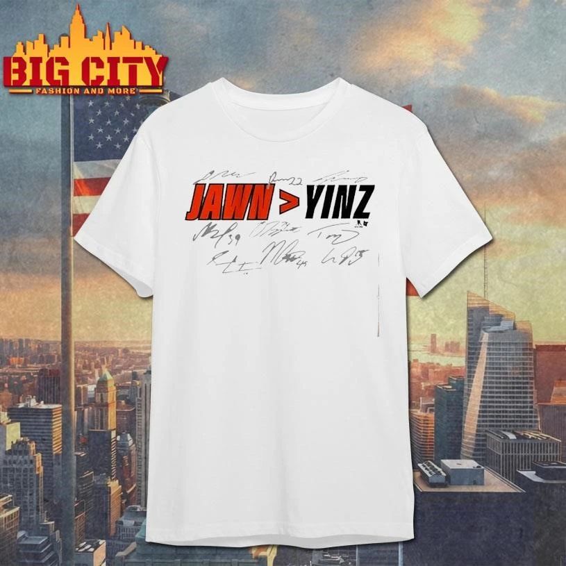 Funny Philadelphia Hockey Jawn Yinz Signature Shirt
