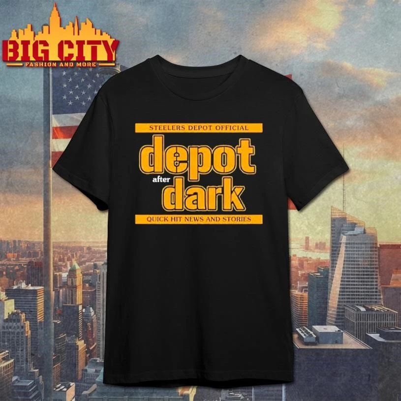 Funny Steelers Depot Depot After Dark Shirt