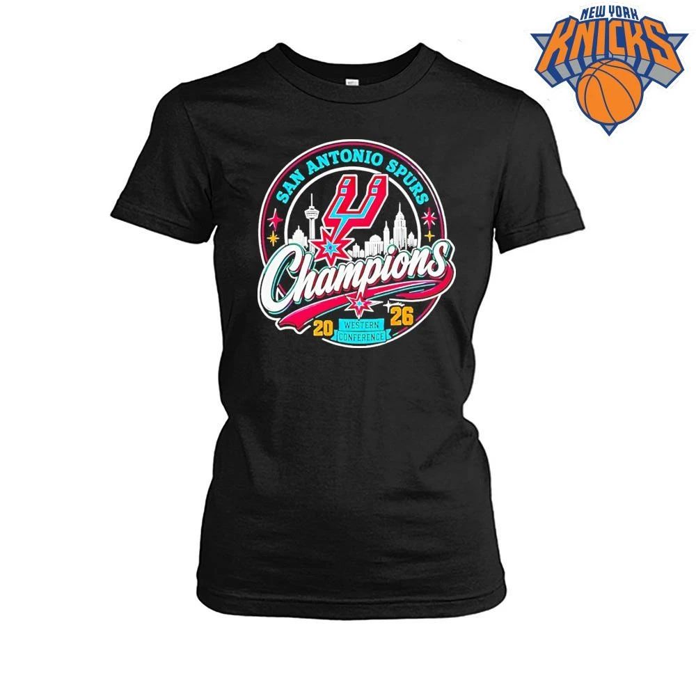 San Antonio Spurs Western Conference Champions 2026 90s Style Shirt