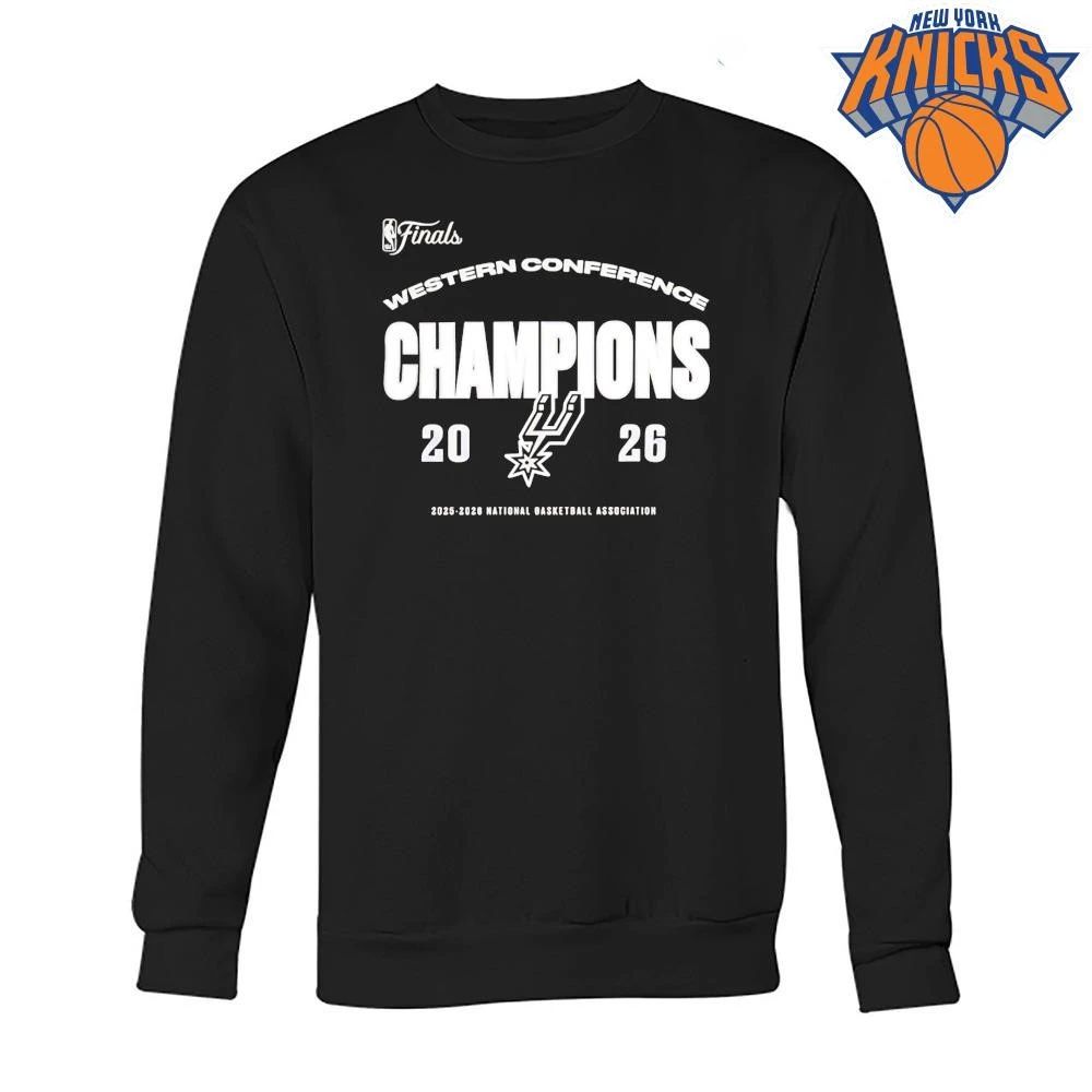 San Antonio Spurs Western Conference Champions 2026 logo Shirt