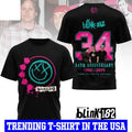 Blink 182 34Th Anniversary 1992 2026 Shirt