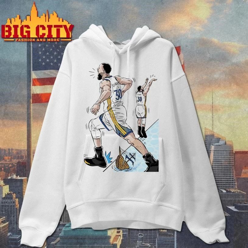 Stephen Curry sinks the Clippers NBA Playoffs 2026 Graphic Shirt