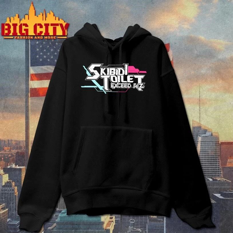 Funny Skibidi Toilet EXCEED RIZ Neon Shirt