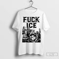 Classic Fuck Ice Barbed Wire Protest