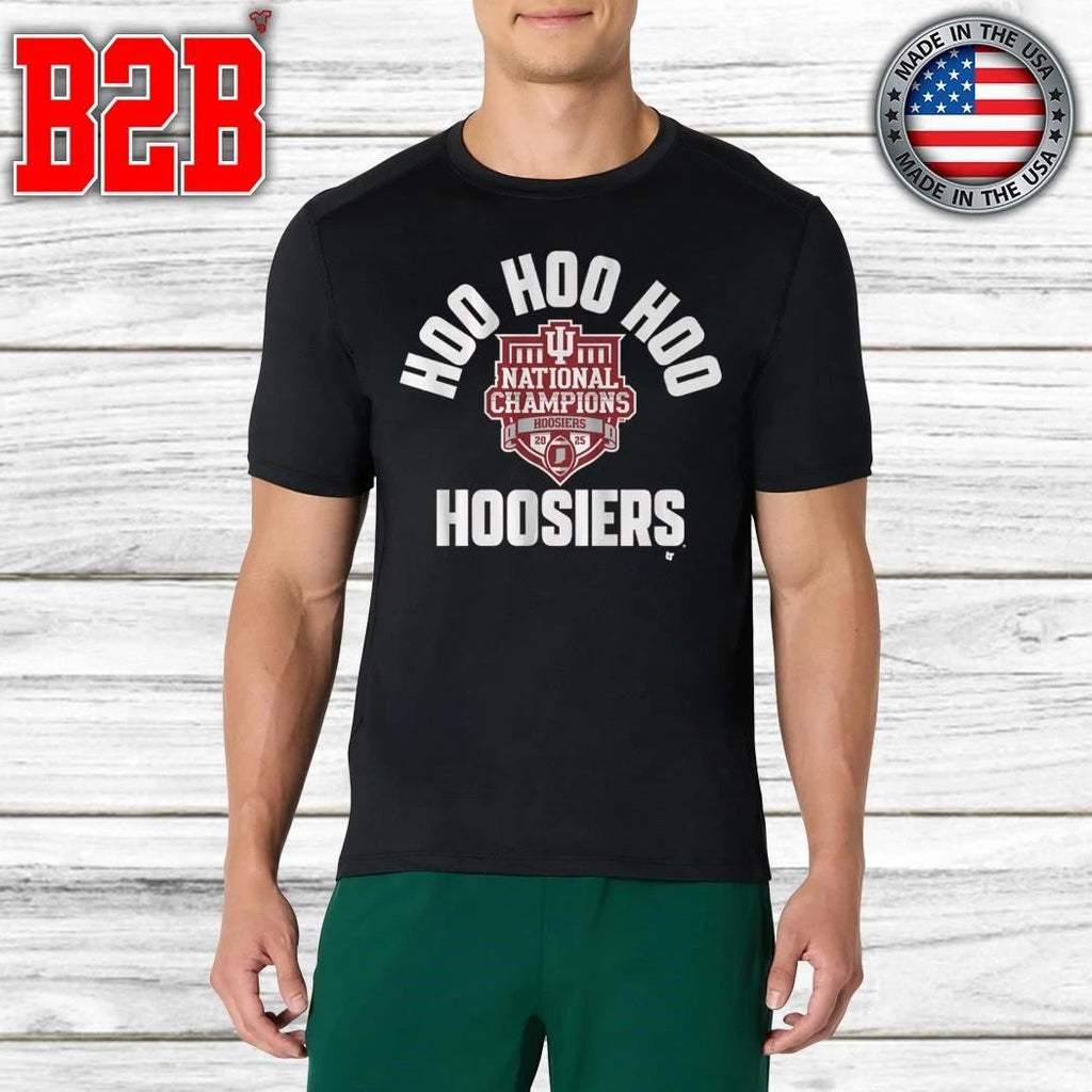 Indiana Football Hoo Hoo Hoo Hoosiers CFP National Champions Shirt