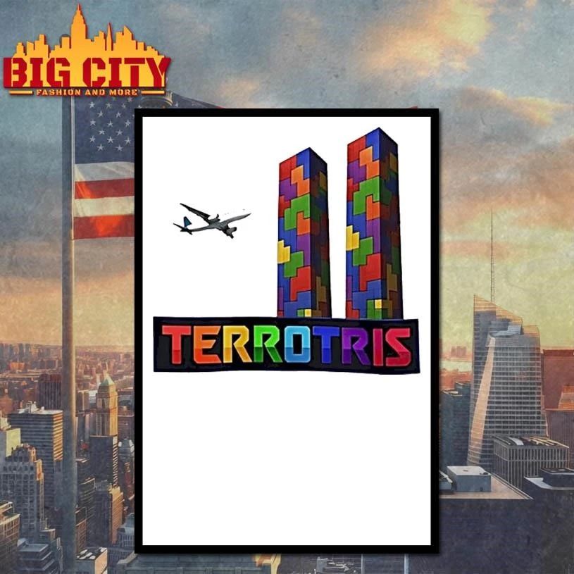 Terrotris September 11 Attacks Lego Autism Shirt