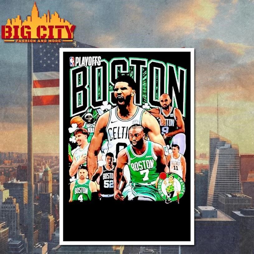 Boston Celtics 2026 NBA Playoffs players vintage shirt