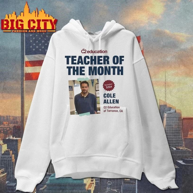 Cole Thomas Allen Teacher of the Month Graphic Shirt