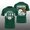 Miami Football 2026 Playstation Fiesta Bowl Champions Shirt