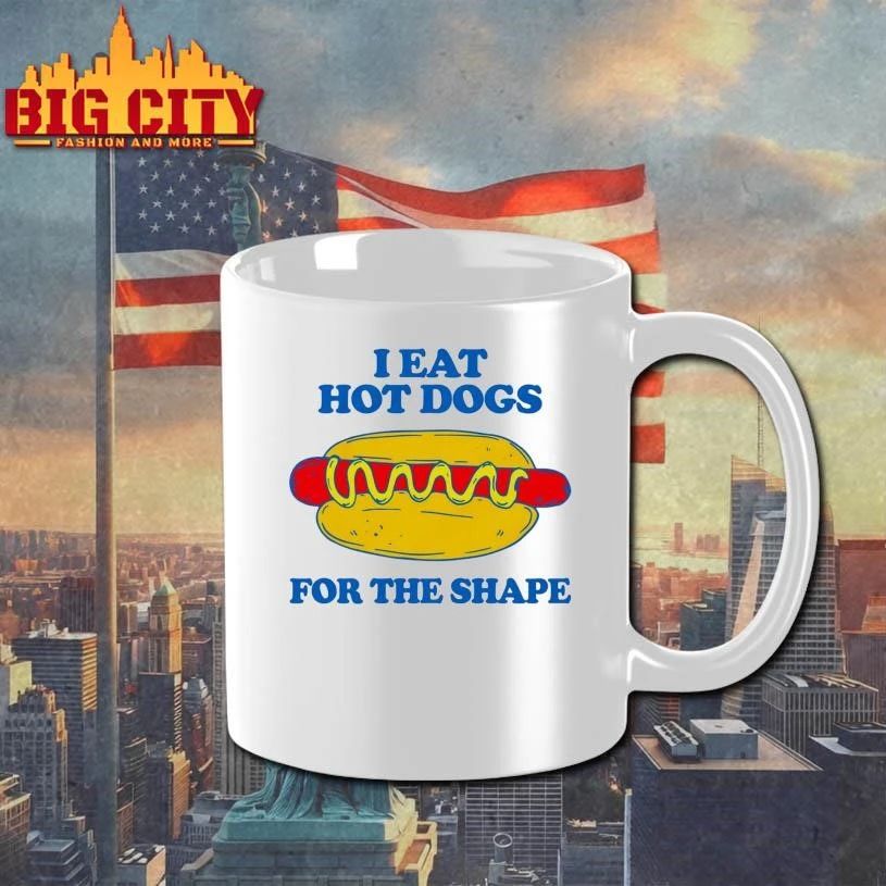 Awesome I Eat Hot Dogs For The Shape Graphic Shirt