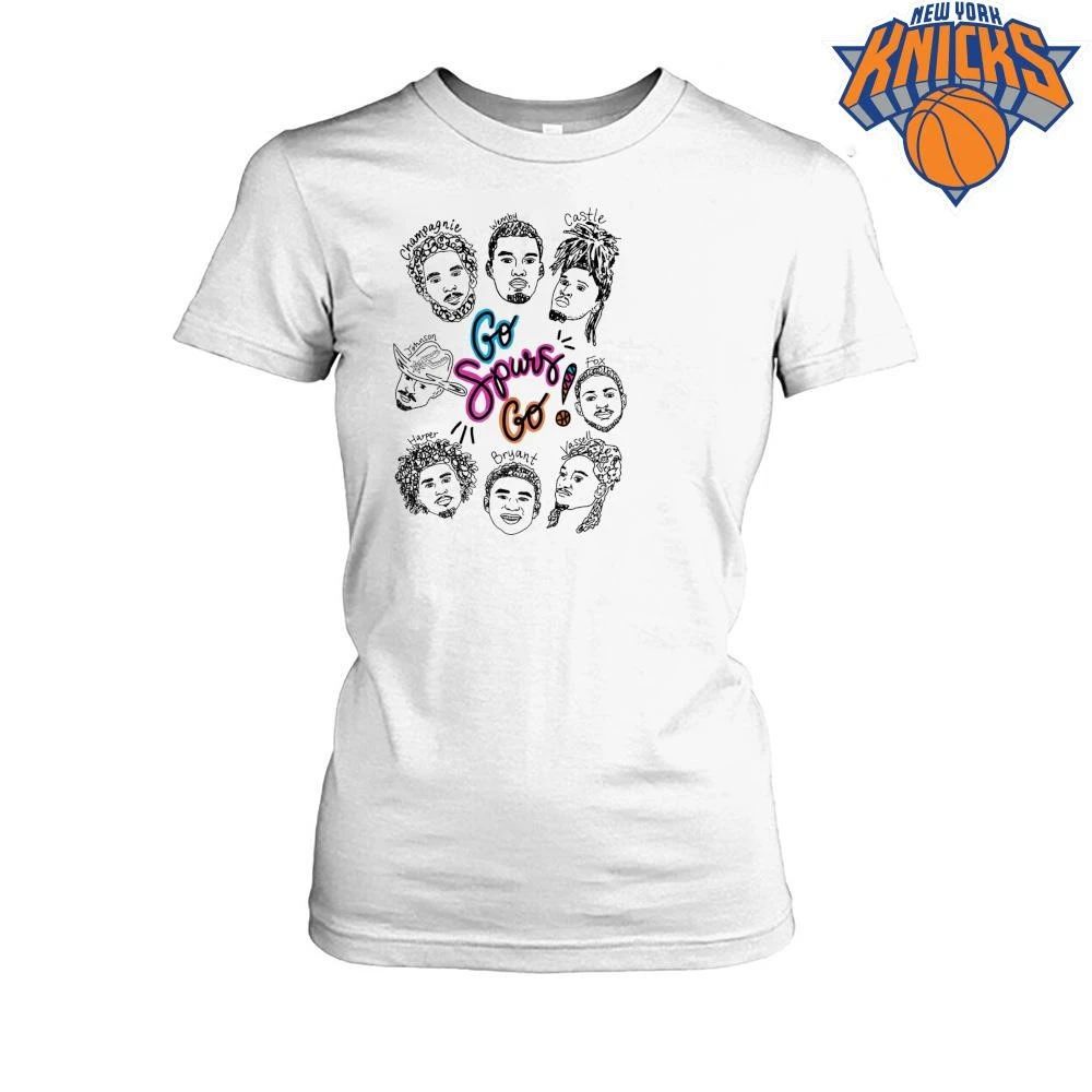 San Antonio Spurs Squad Lineup Big Head Names Graphic NBA Finals 2026 Shirt
