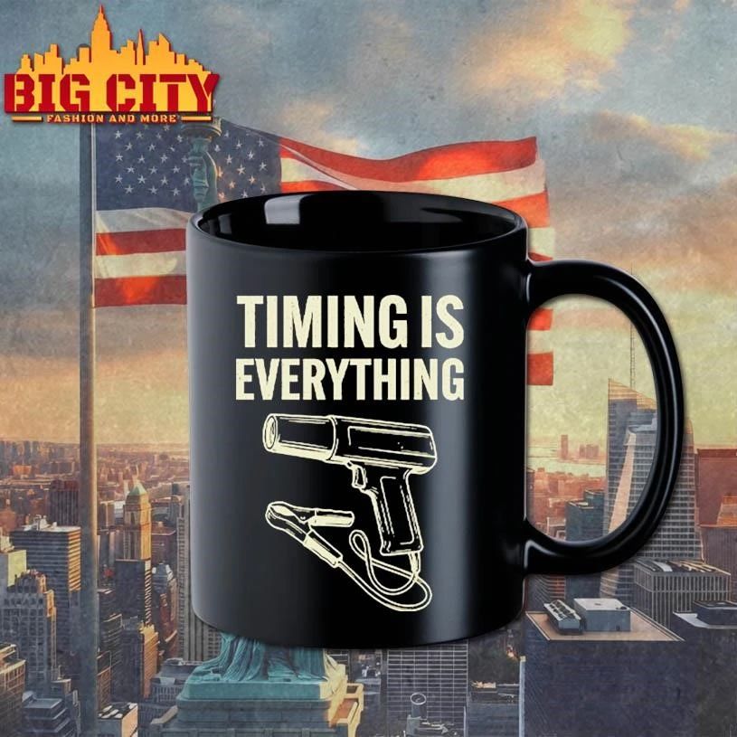 Timing Is Everything Funny Mechanic Garage Humor Shirt