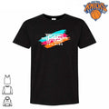 San Antonio Spurs F45 Training Retro Brush Stroke Logo Gym Fitness Black T Shirt