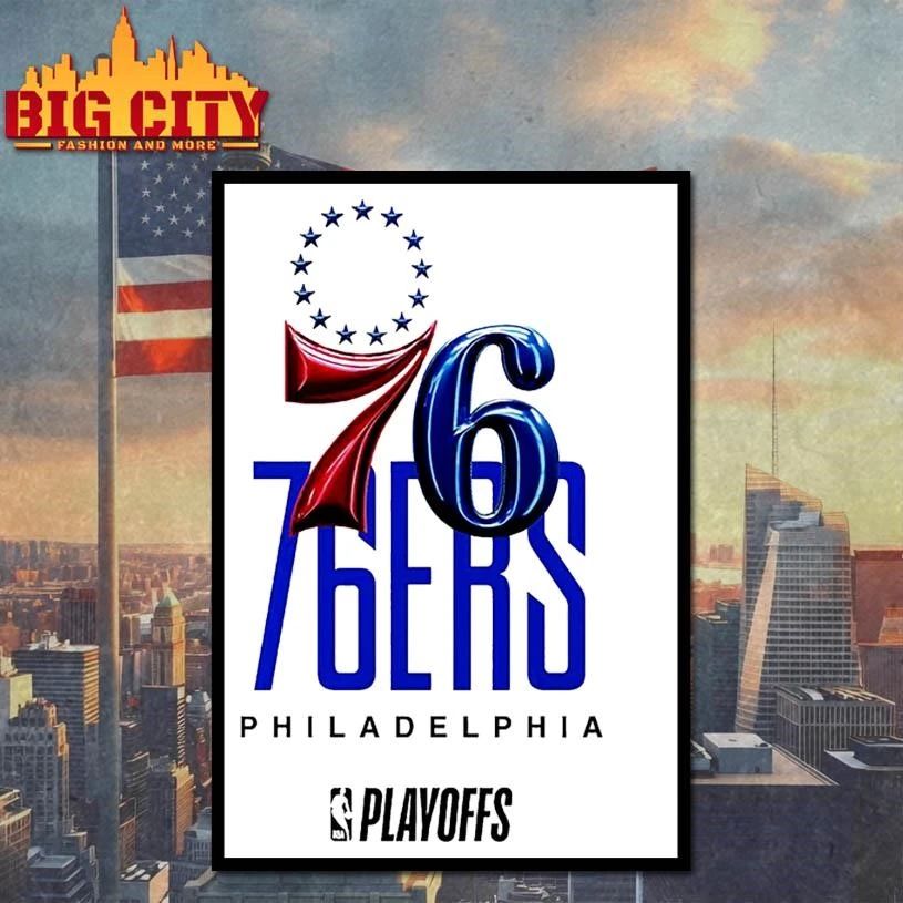 Philadelphia 76ers NBA Playoff 2026 Logo Graphic Shirt