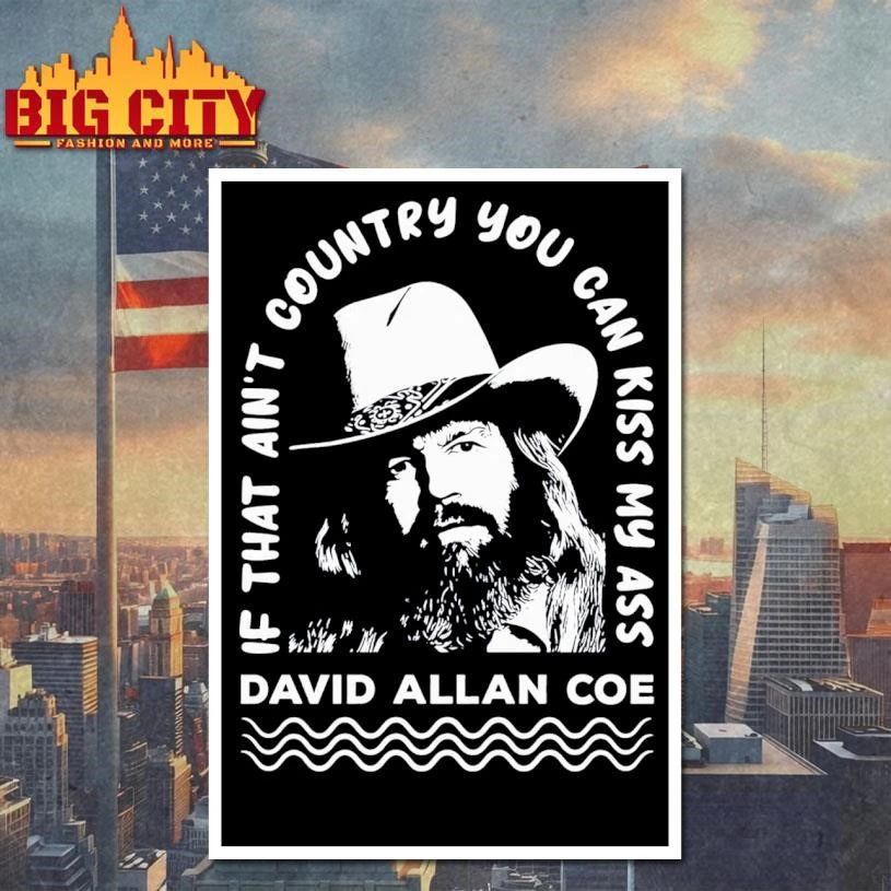 Funny David Allan Coe Retro Classic Country Music Remembering Shirt
