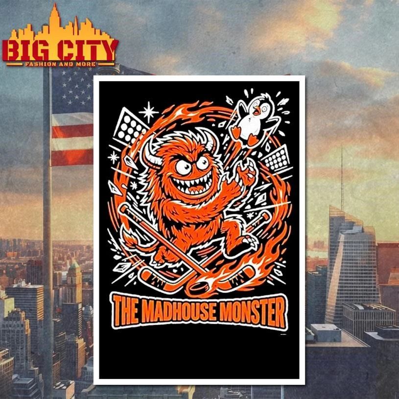 The Madhouse Monster Philadelphia Flyers Beat Pittsburgh Penguins Shirt