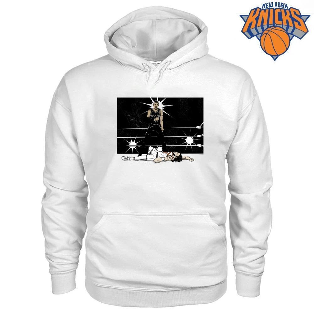 Victor Wembanyama Standing Over Jalen Brunson NBA Finals 2026 Shirt