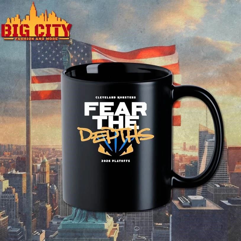 Cleveland Monsters Fear the Depths Playoffs 2026 Shirt