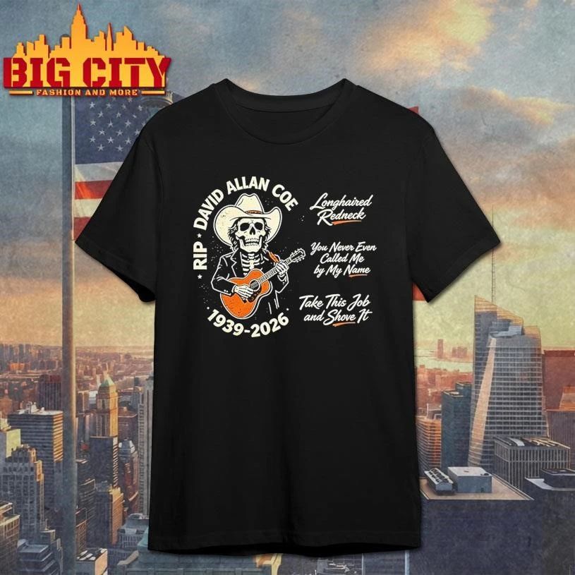 David Allan Coe Rip Country Music Legend Shirt