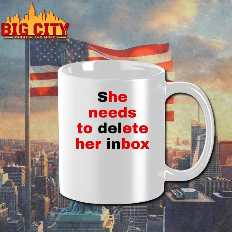 Funny She Needs To Delete Her Inbox (He Needs To Ete Her Box) Graphic Shirt