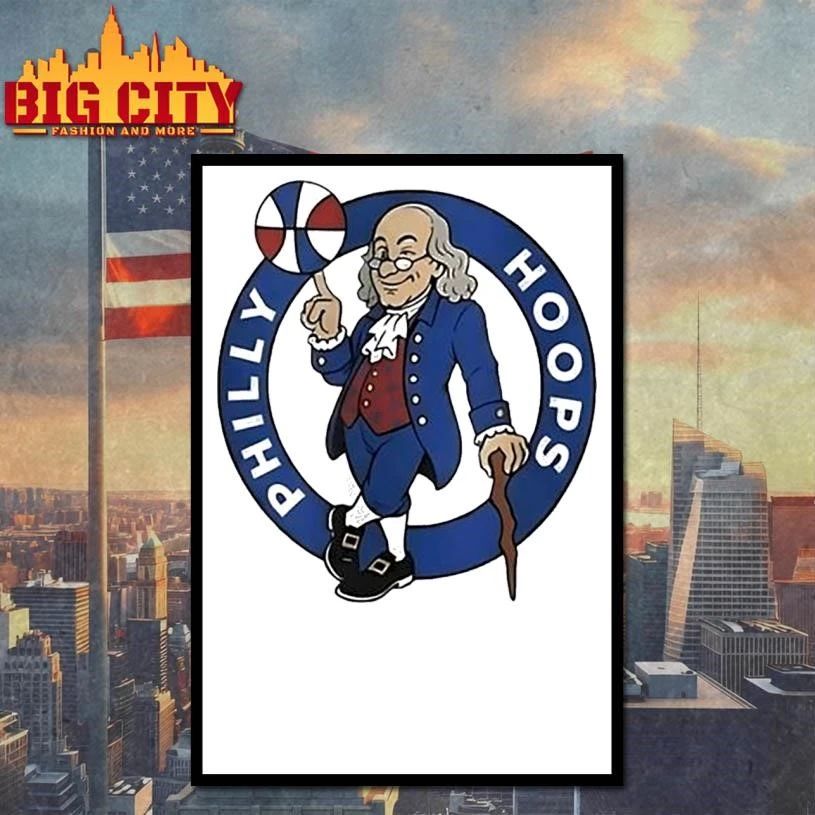 Ben Franklin Philly hoops Philadelphia 76ers Shirt